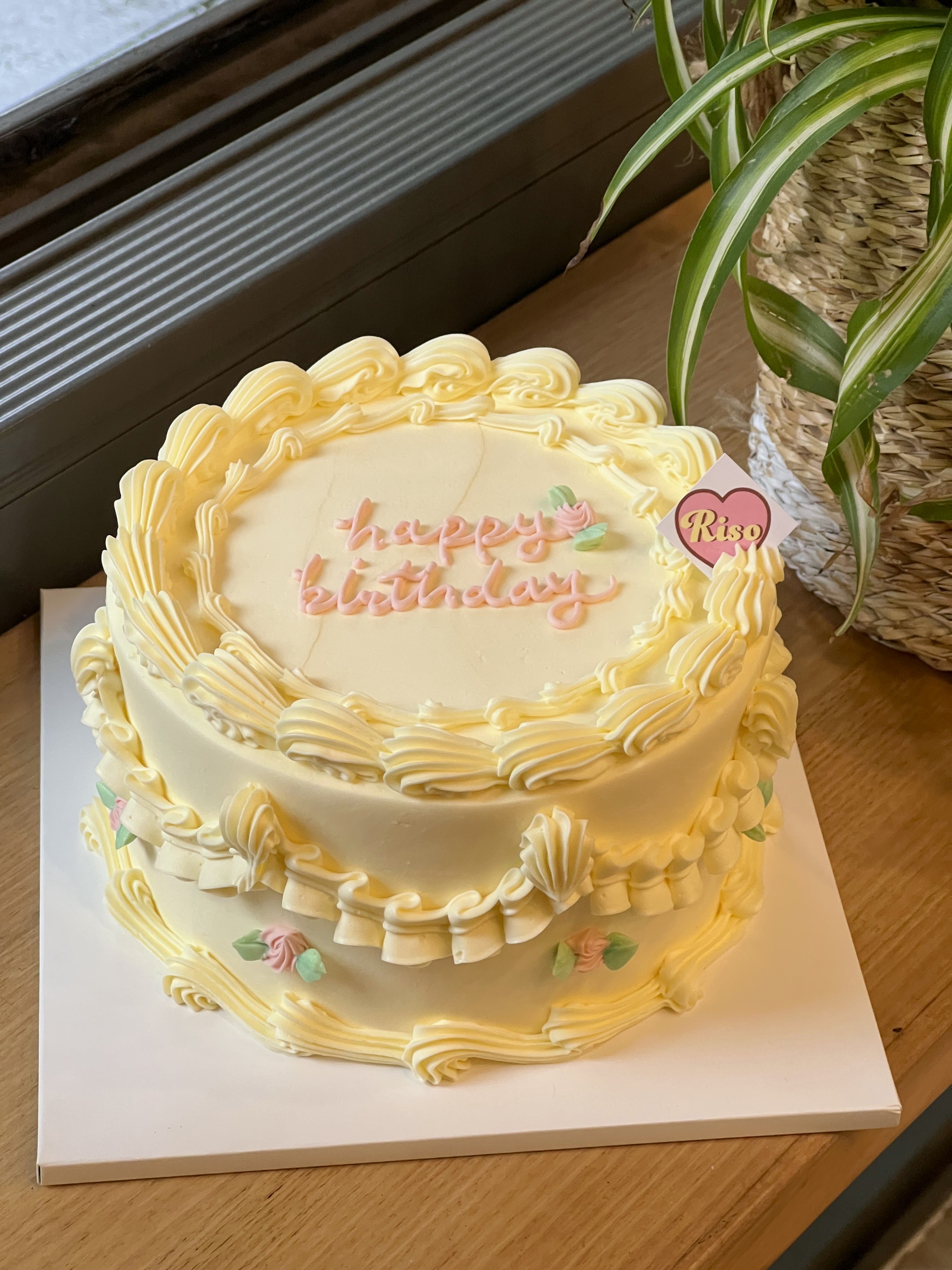 [OCTOBER SPECIAL] Rose Vintage Cake 6"