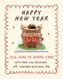 2026 Year of Horse Cake