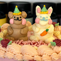 Rose vintage Animal Cake