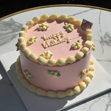 Load image into Gallery viewer, Daisy Cake (Round/Heart)
