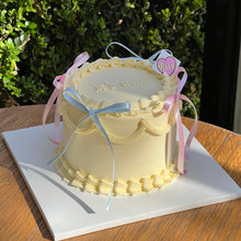Load image into Gallery viewer, [Gender Reveal] Ballet Core Cake
