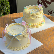 Load image into Gallery viewer, [Gender Reveal] Vintage Core Cake
