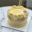 [Gender Reveal] Rose Vintage Cake (Round/Heart)