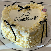 Load image into Gallery viewer, Champagne Love Vintage Cake (Round/Heart)
