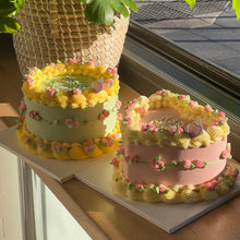 Load image into Gallery viewer, Rose Beauty Vintage Cake (Round/Heart)
