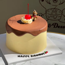 Load image into Gallery viewer, Japanese Pudding Cake (Round/Heart)
