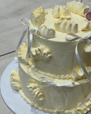 Wavy 2-3 tier Cake