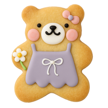Load image into Gallery viewer, Teddy Bear Cookie (Lettering)
