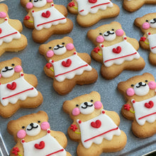 Load image into Gallery viewer, Teddy Bear Cookie (Lettering)
