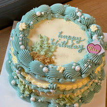 Load image into Gallery viewer, Ocean Vintage Cake (Round/Heart)
