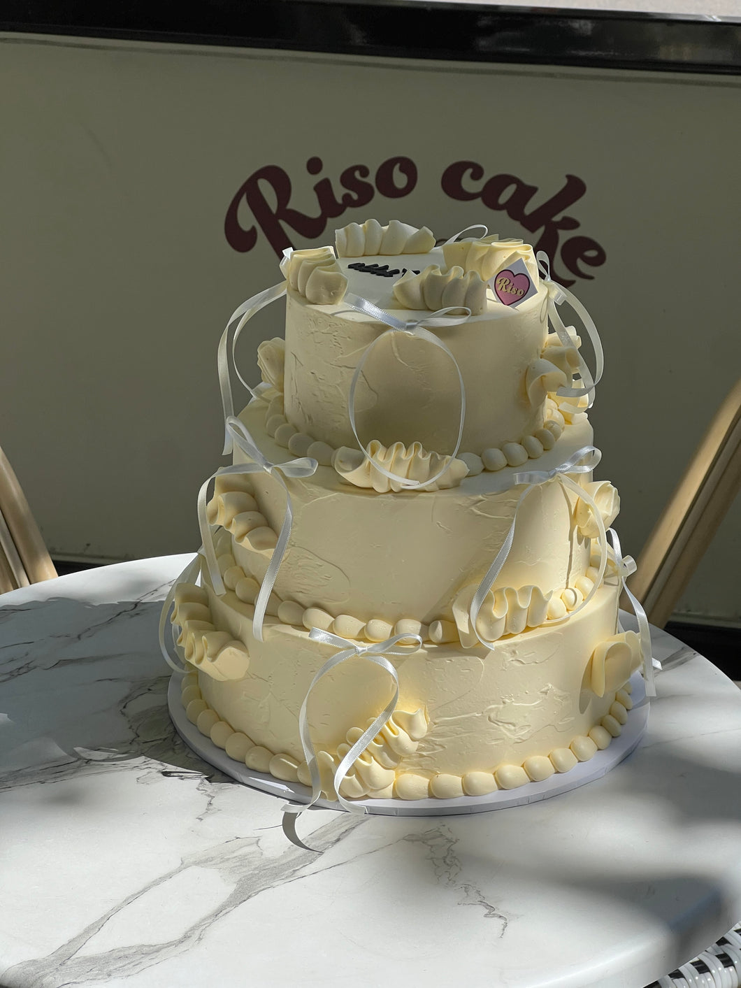 Wavy 2-3 tier Cake