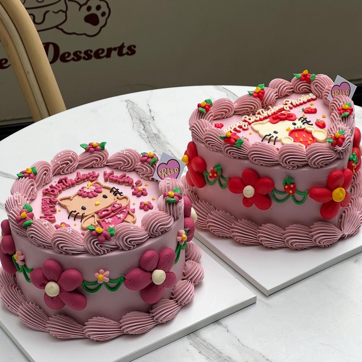 Hello Kitty Cake (Round/Heart)