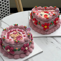 Hello Kitty Cake (Round/Heart)