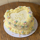 [Gender Reveal] Vintage Rose Garden Cake