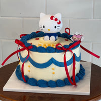 3D Hello Kitty Cake (Round/Heart)