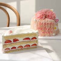 2026 Mother's Day Strawberry Fresh Cream Cake