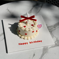 Red Heart Bite-sized Cake