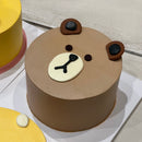 Bear Face Cake