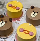 Bear Face Cake
