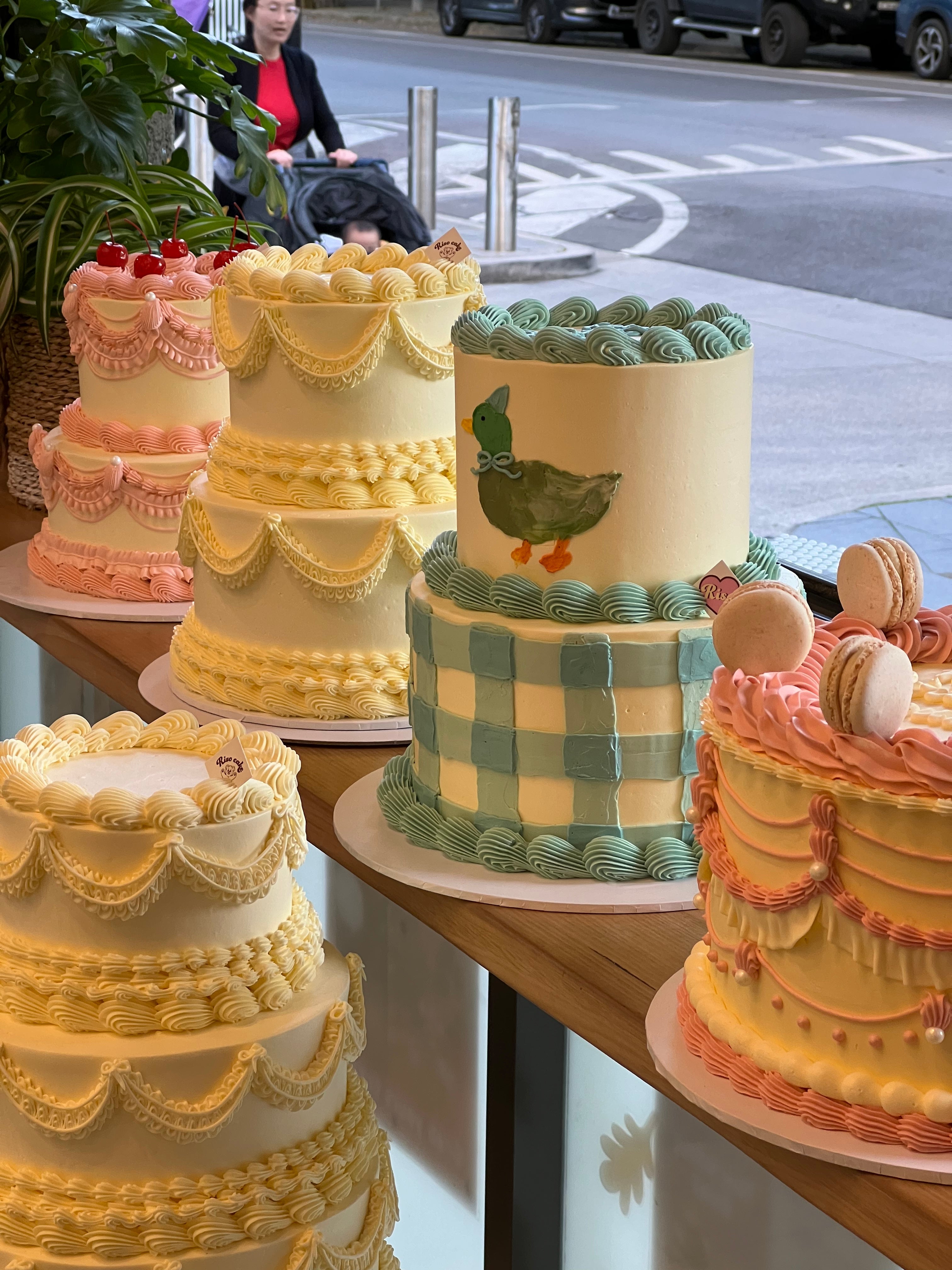 Silly Goose 2 tier Cake