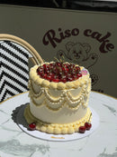 Cherry Heaven 2 tier Cake