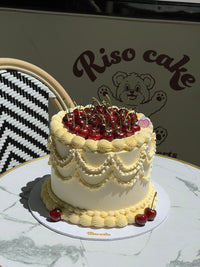 Cherry Heaven 2 tier Cake