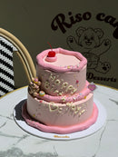 Mongle Mongle 2 tier Cake