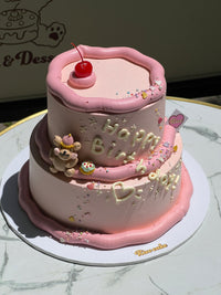 Mongle Mongle 2 tier Cake