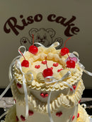 ILY 2 tier Cake