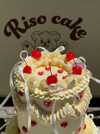 ILY 2 tier Cake