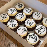 Stick Figure Cupcake