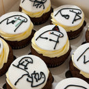 Stick Figure Cupcake