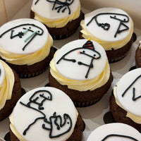 Stick Figure Cupcake