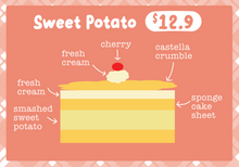 Load image into Gallery viewer, Sweet Potato Cube Cake
