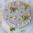 Frog Picnic Time Cake