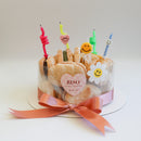 Dacquoise Cake + Candles