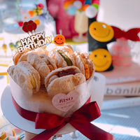 Dacquoise Cake + Candles
