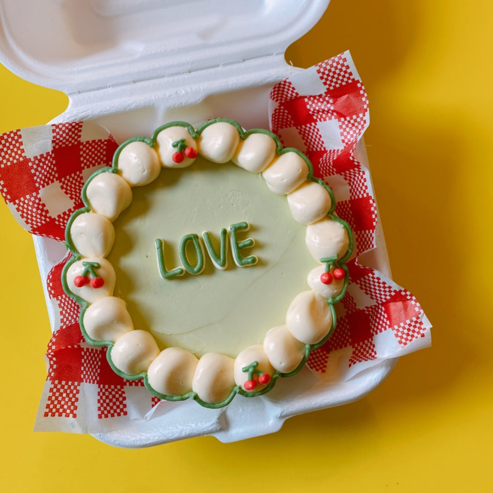 Pom Pom Cherry Lunch Box Cake