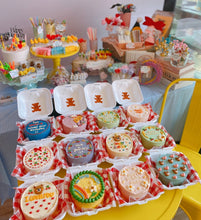 Load image into Gallery viewer, Pom Pom Cherry Lunch Box Cake

