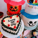 Side Ribbon  Vintage Cake (Round/Heart)