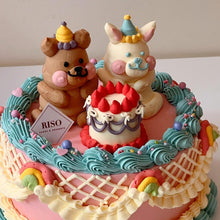 Load image into Gallery viewer, Animal Party Cake
