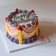 Load image into Gallery viewer, Neon Candlelight Cake
