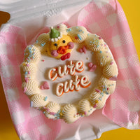 Animal Face Lunch Box Cake