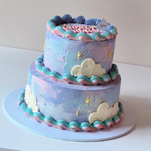 Load image into Gallery viewer, Fairy 2 tier Cake
