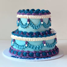Load image into Gallery viewer, Vintage Face 2 tier Cake
