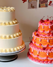 Load image into Gallery viewer, Vintage 3 tier Cake
