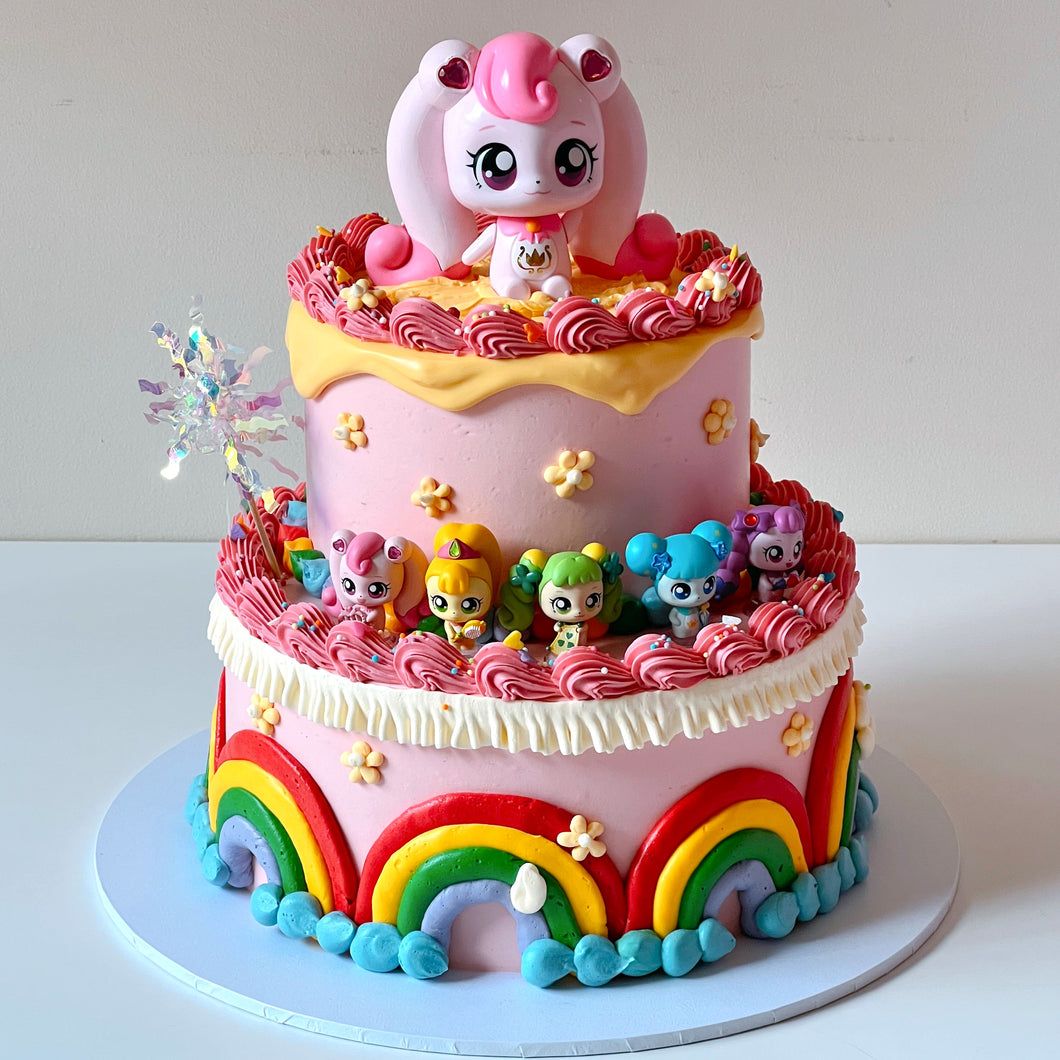 Figurel 2 tier Cake
